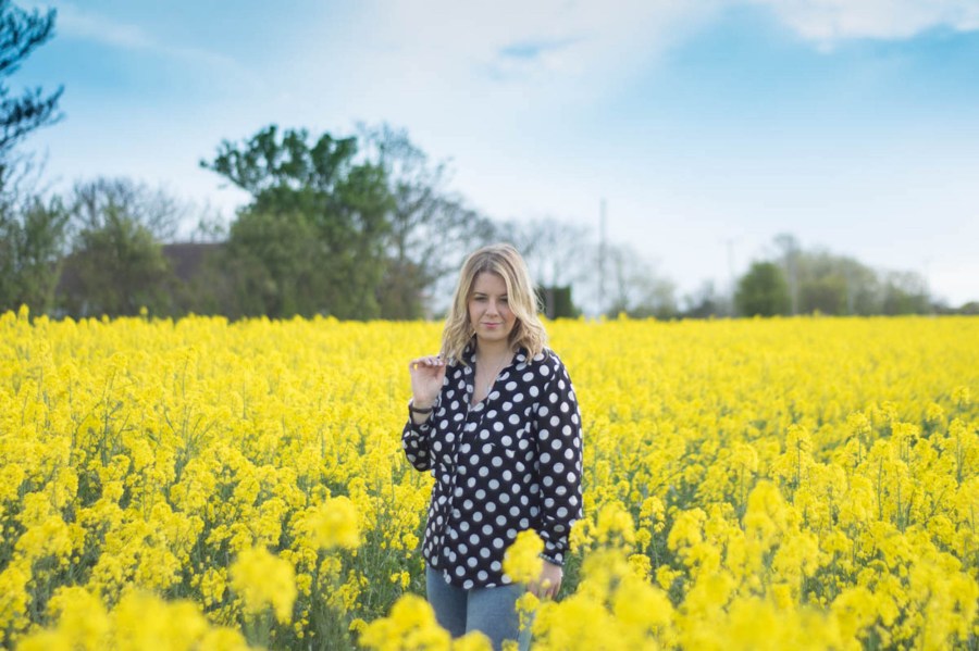 Paula in field 13 web